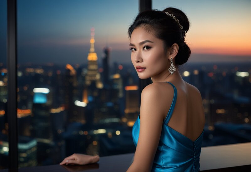 湄南河的晚风电影海报
